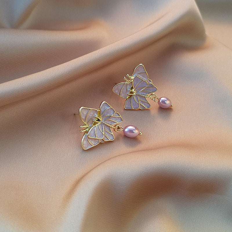 Seaside Vacation Style Flower Tassel Female Atmosphere Fairy Beaded Rings