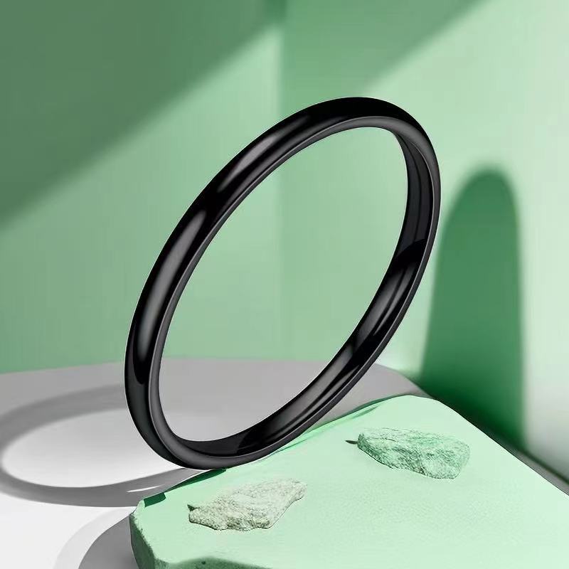 Women's French Style Niche Advanced Simple Glossy Ring