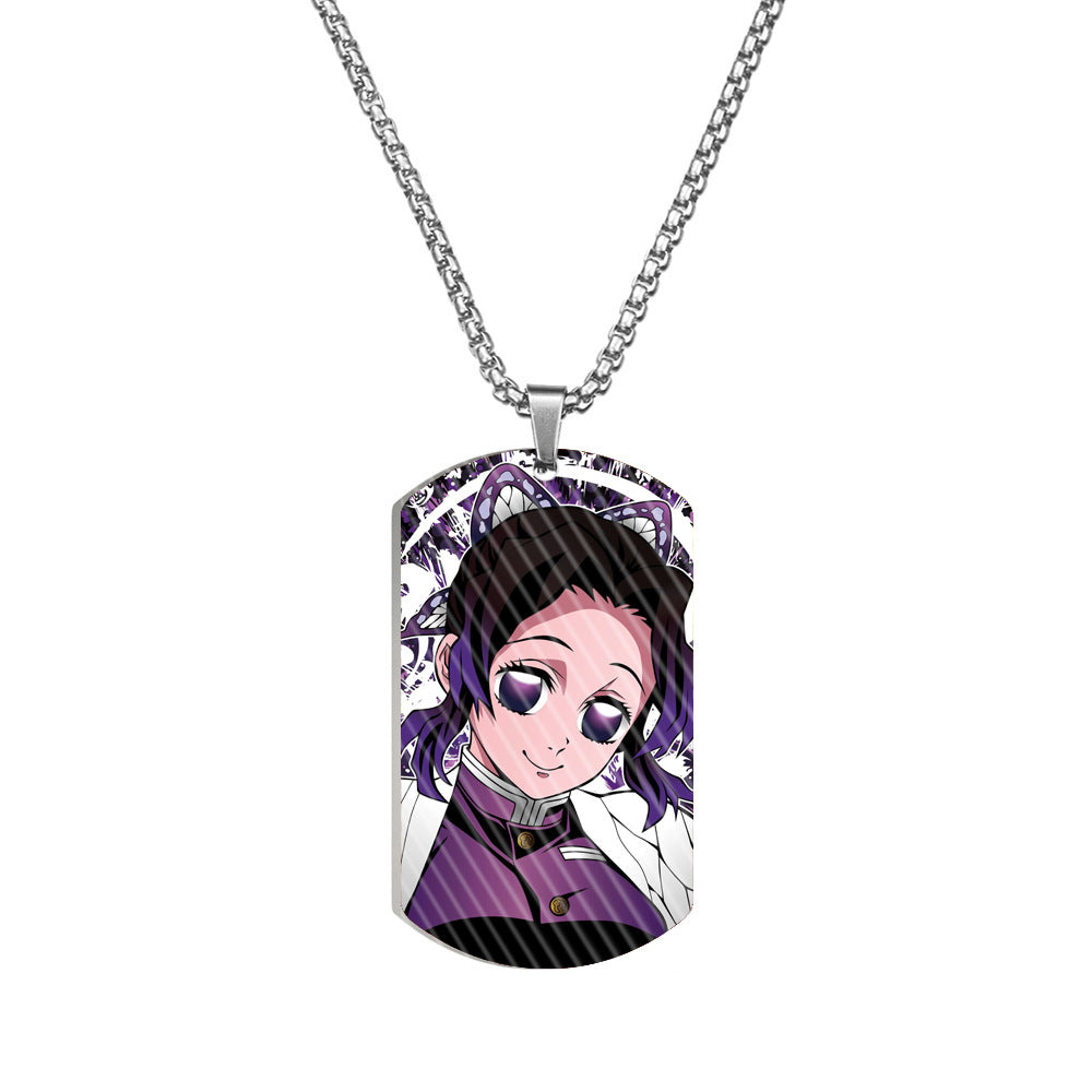 No Stainless Steel Color Printing Army Pendants