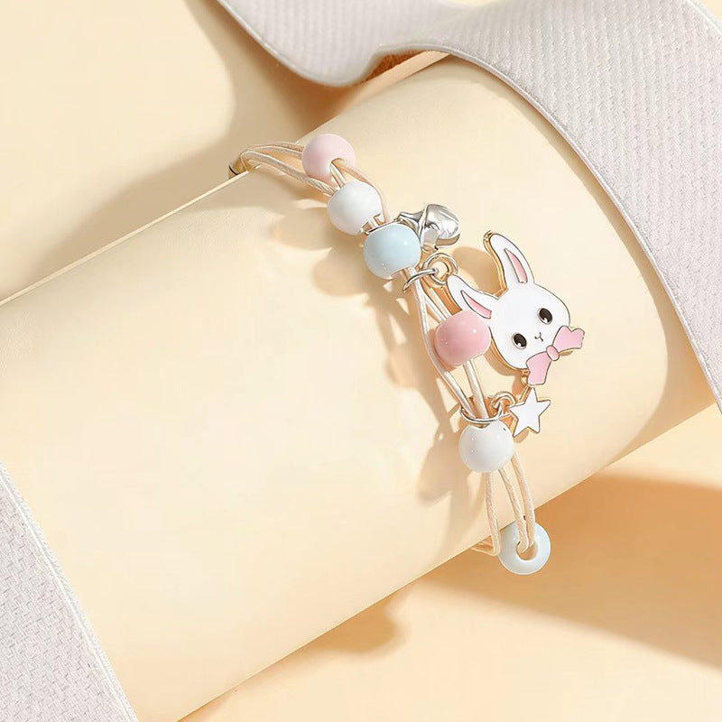 Women's Popular Cartoon Simple Ceramic Girlfriends Small Bracelet