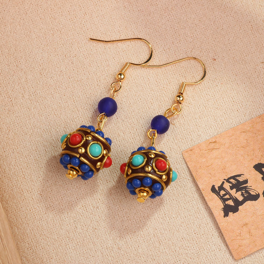 New Attractive Vintage Nepal Simple Design Earrings