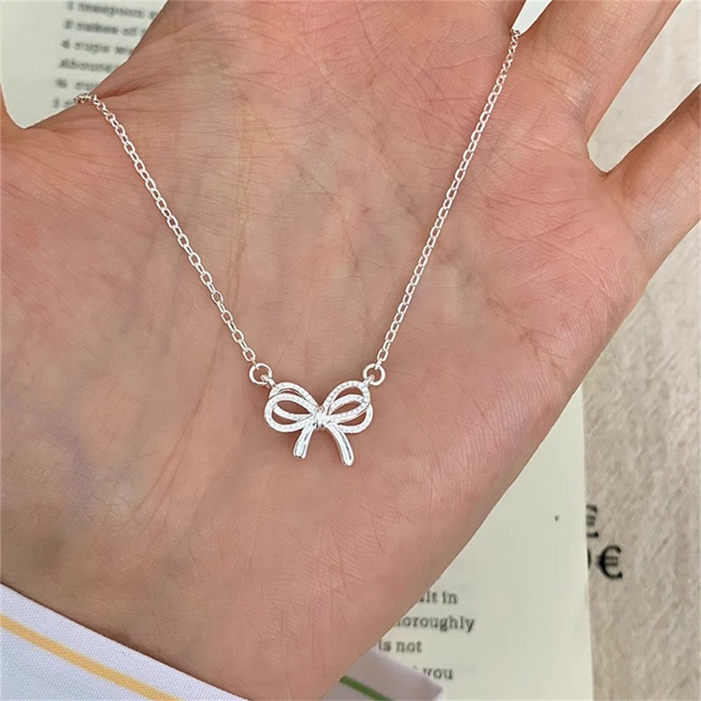 Women's Sier Light Luxury High-grade Design Clavicle Necklaces