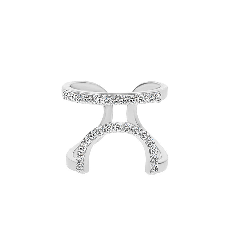 High-grade Female Niche Light Luxury Simplicity Butterfly Adjustable Ring
