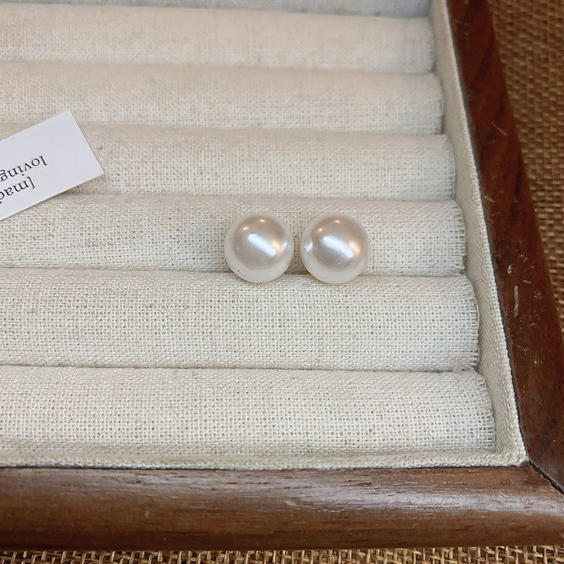 Women's Style Refined Zircon Flower Pearl Light Luxury High-grade Ear Earrings
