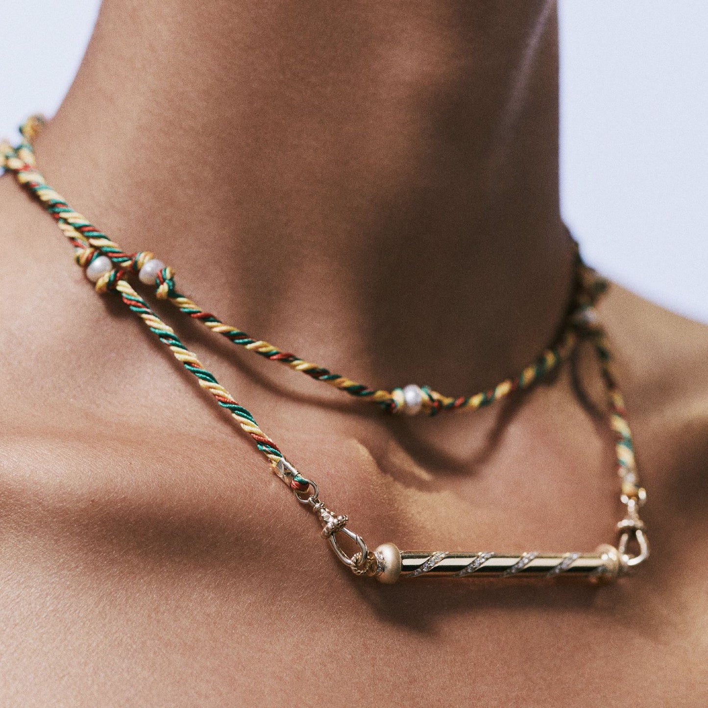 Tarot Cone Color Boys Gold Plated Necklace