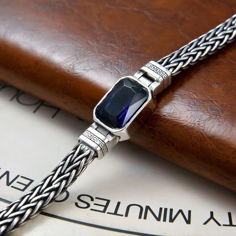 Men's Hand Weaving Vintage Personalized Commemorative Gift Bracelets