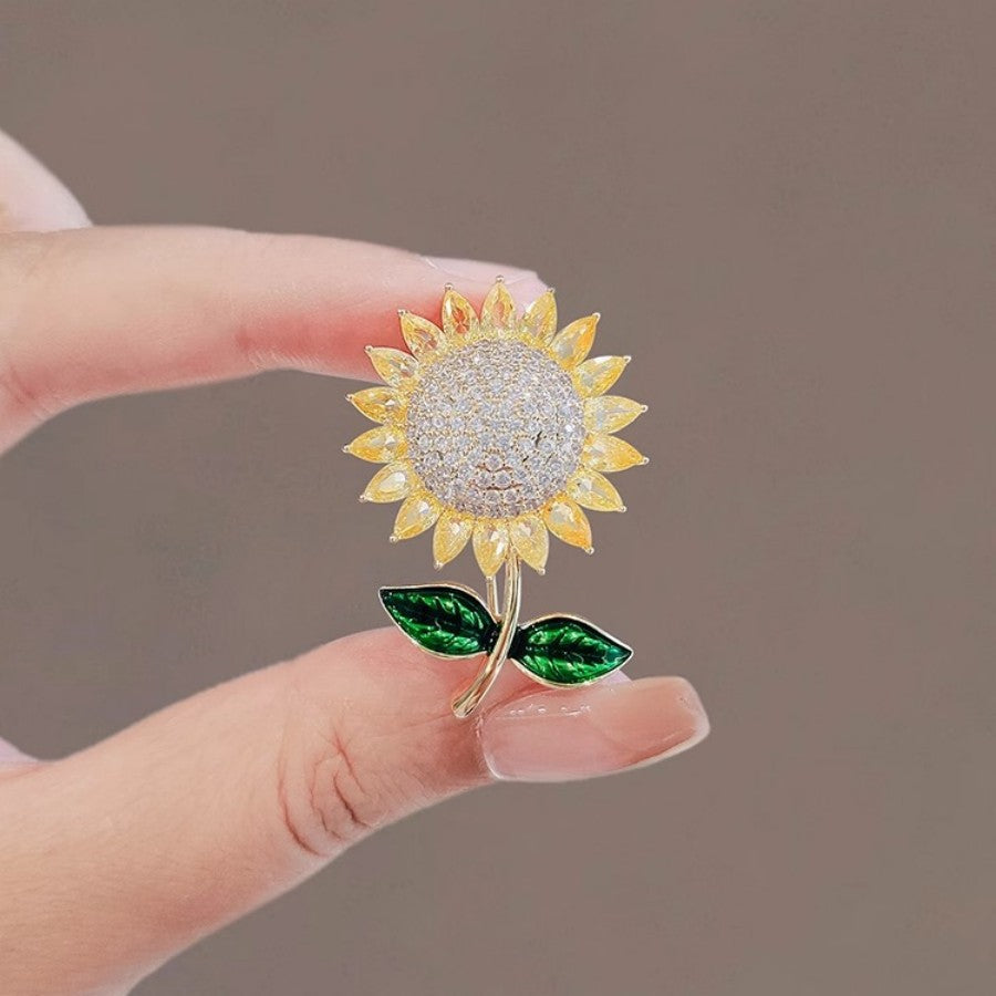Golden Pearl Corsage Wheat Brooch Female High-grade Brooches