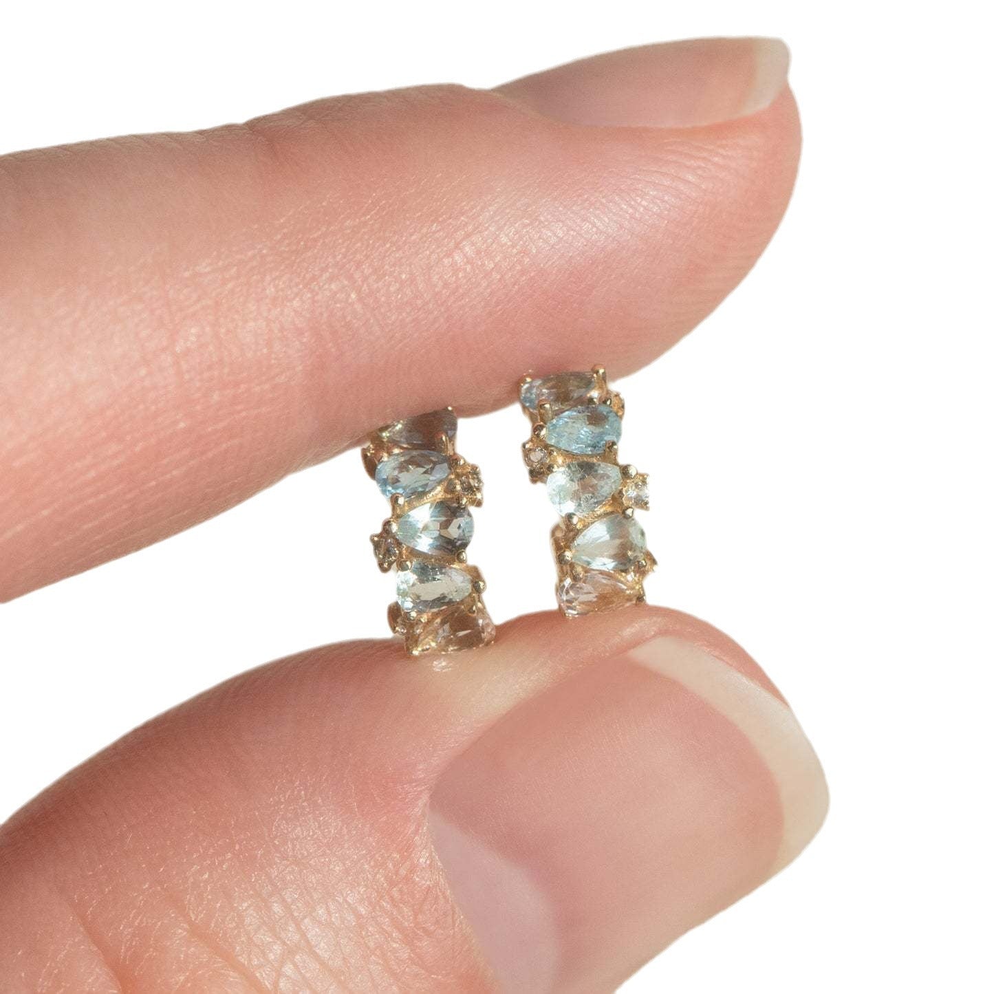 Gradient Twee Birthstone Birthstones Mother's Day Earrings