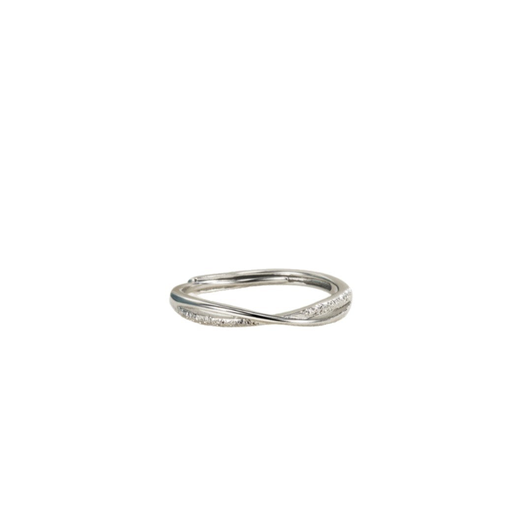 Female Light Luxury Simple Fashion Personality Design Cold Wind Ring