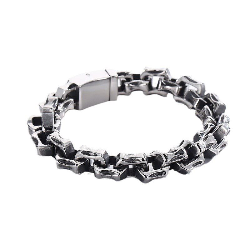 Men's Simple Square Fashion Retro Personality Geometry Bracelets