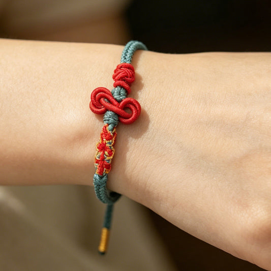 Women's & Men's Golden List Title Knot Carrying Strap Hand-woven Exam Postgraduate Entrance Bracelets