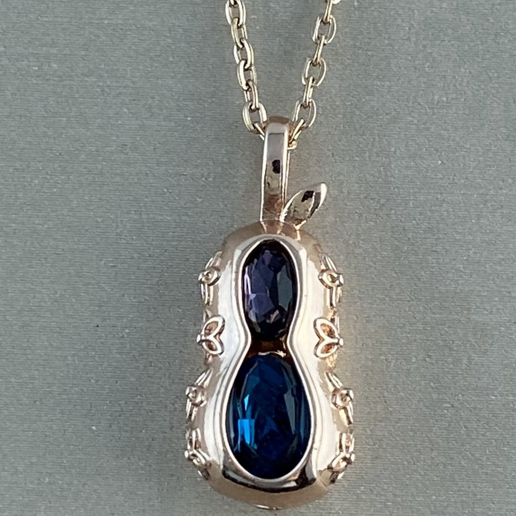 Women's Real Gold Plating Opal Fox Clover Pendants