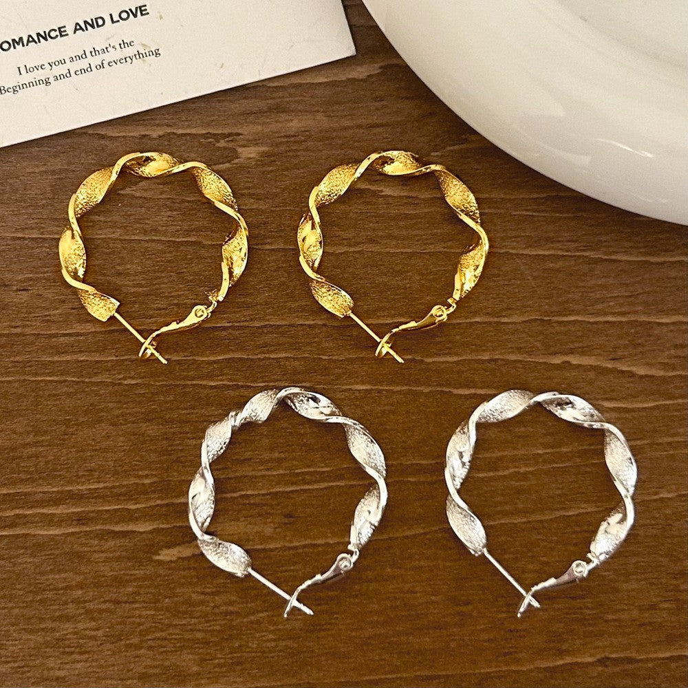 Light Luxury Temperament Fashion Simple Everyday Joker Niche Advanced Earrings