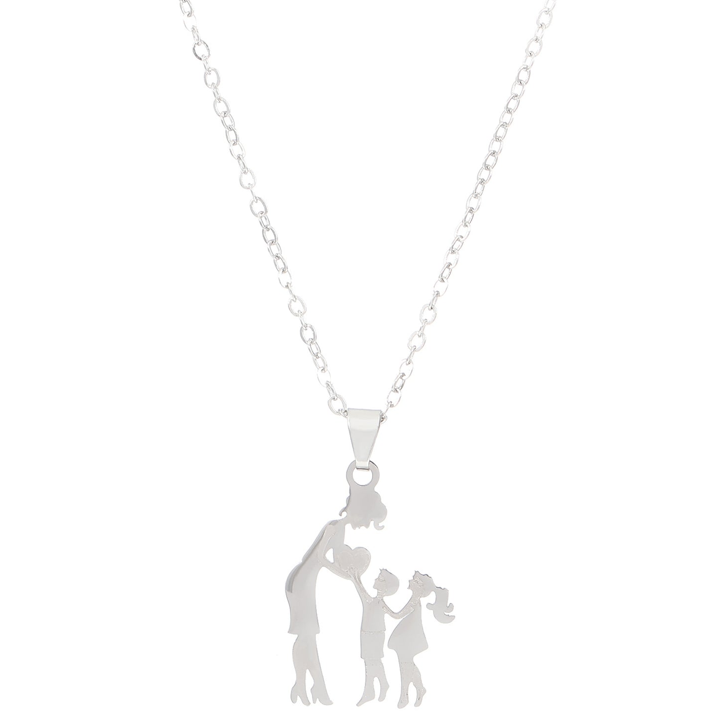 Women's Mother's Stainless Steel Letter Day Necklaces