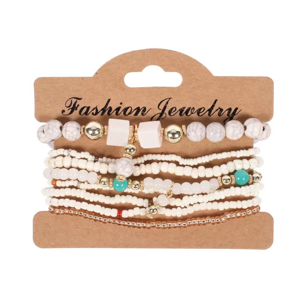 Creative Resin Alloy Ethnic Style Retro Handmade Bracelet