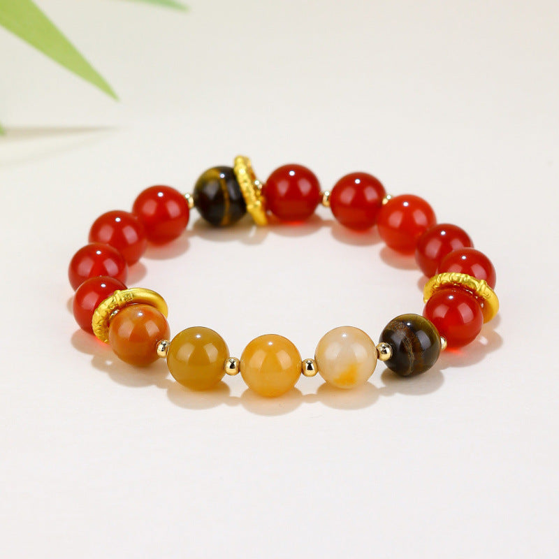 Women's & Men's Beaded For To Relieve Anxiety Natural Crystal Lucky Bracelet