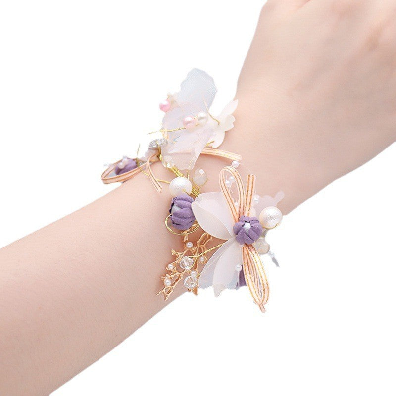 Flower Dance Supplies Gift Korean Mori Style Bride Wrist Bridesmaid Bracelets