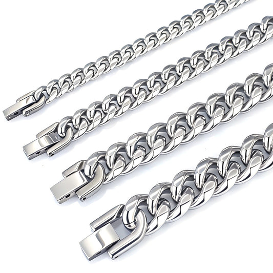 Women's & Men's Hip Hop Retro Style Fashion Cool Chain Couple Street Cuban Necklace