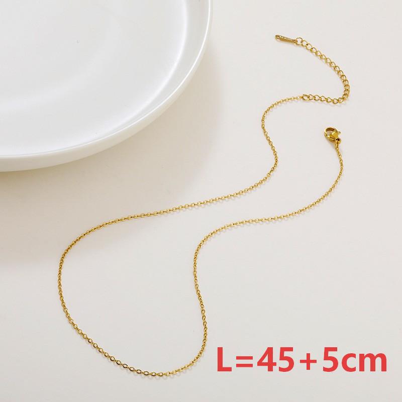 Single Chain Box Melon Seeds Side Hammer Round Snake Bone Necklaces