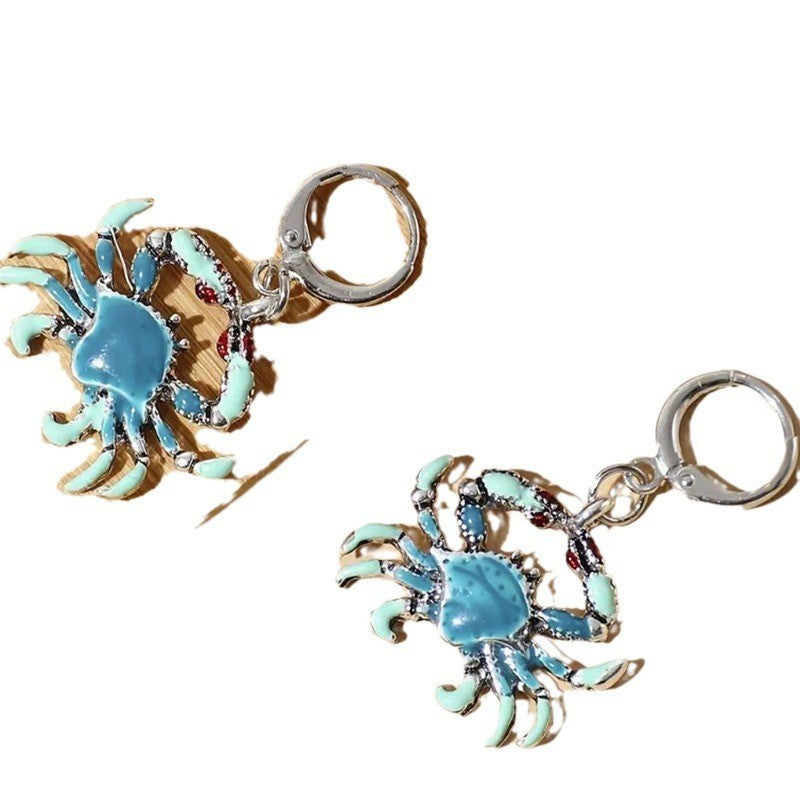 Style Dripping Crab Female Fashion Creative Rings