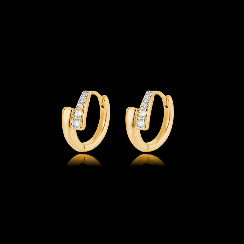 Luxury High-grade Twist Clip Geometric U-shaped Ear Buckle