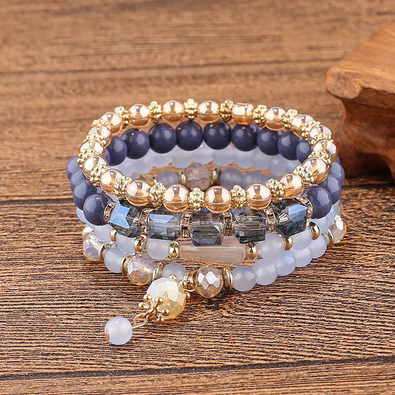 New Ornament Trend Simple Tassel Color Bracelets