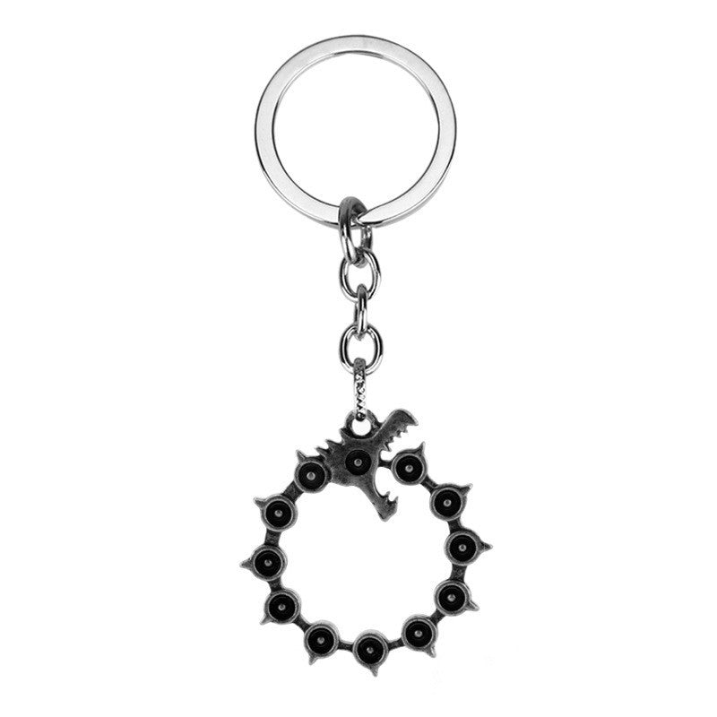 Peripheral The Seven Deadly Sins Tattoo Bite Tail Dragon Clothing Pendants
