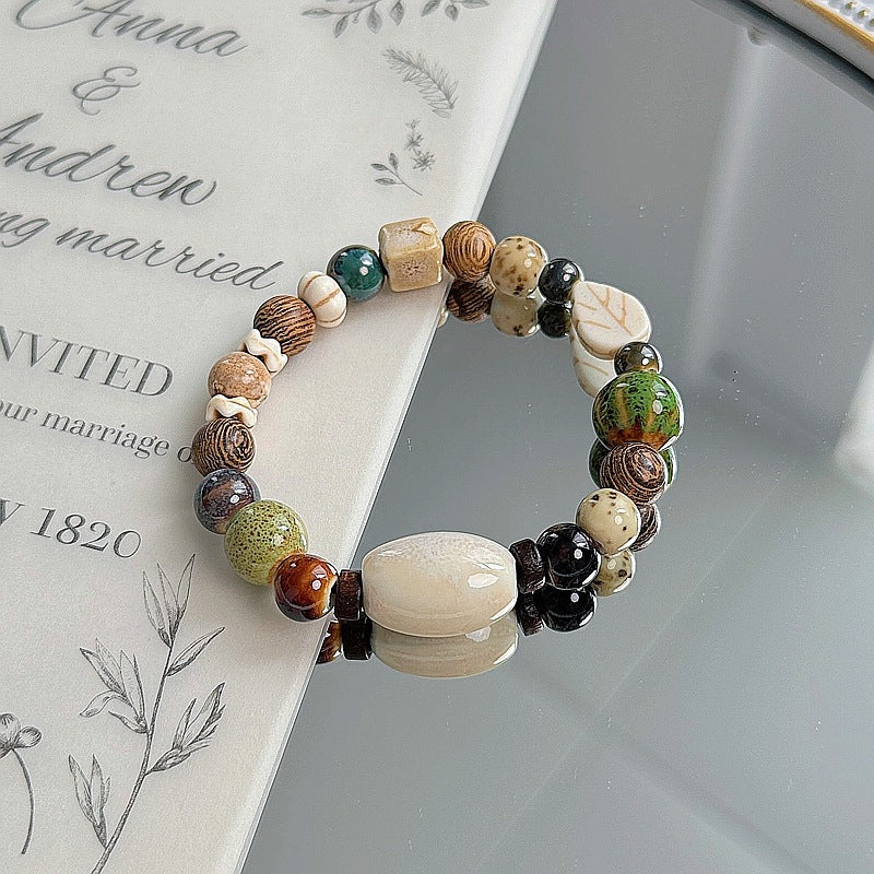 Women's Ceramic Summer High-grade Chinese Style National Bracelets