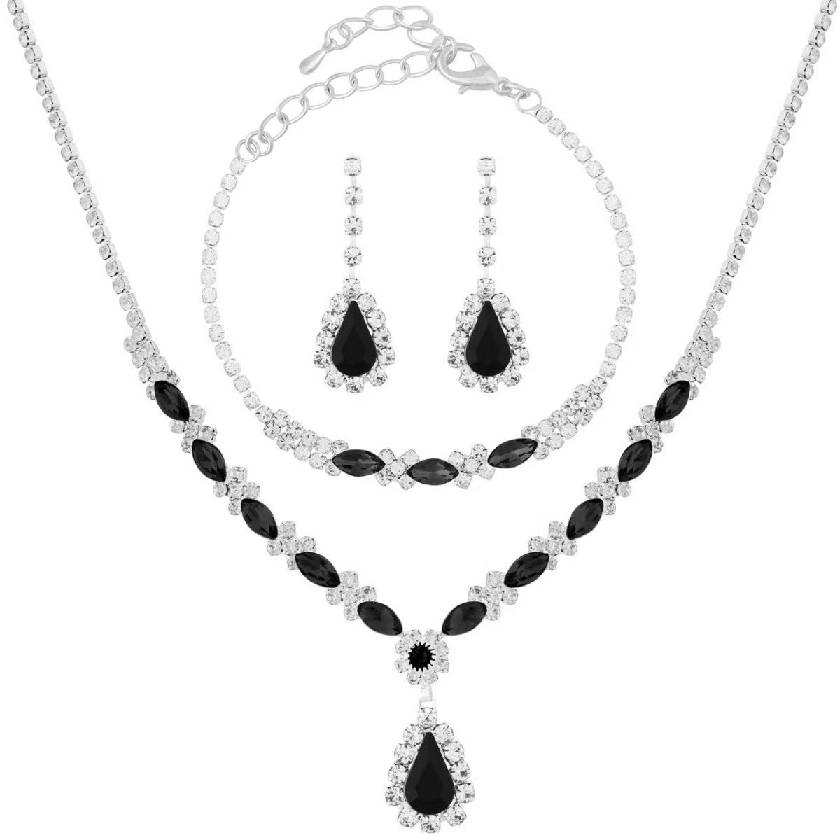 Unique Classic Stylish Cool Diamond Alloy Jewelry Set