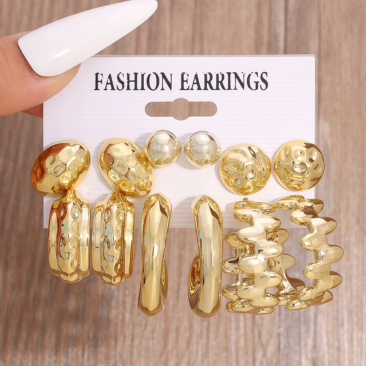 Women's Fashion Resin Vintage Simple Advanced Creative Personality Earrings