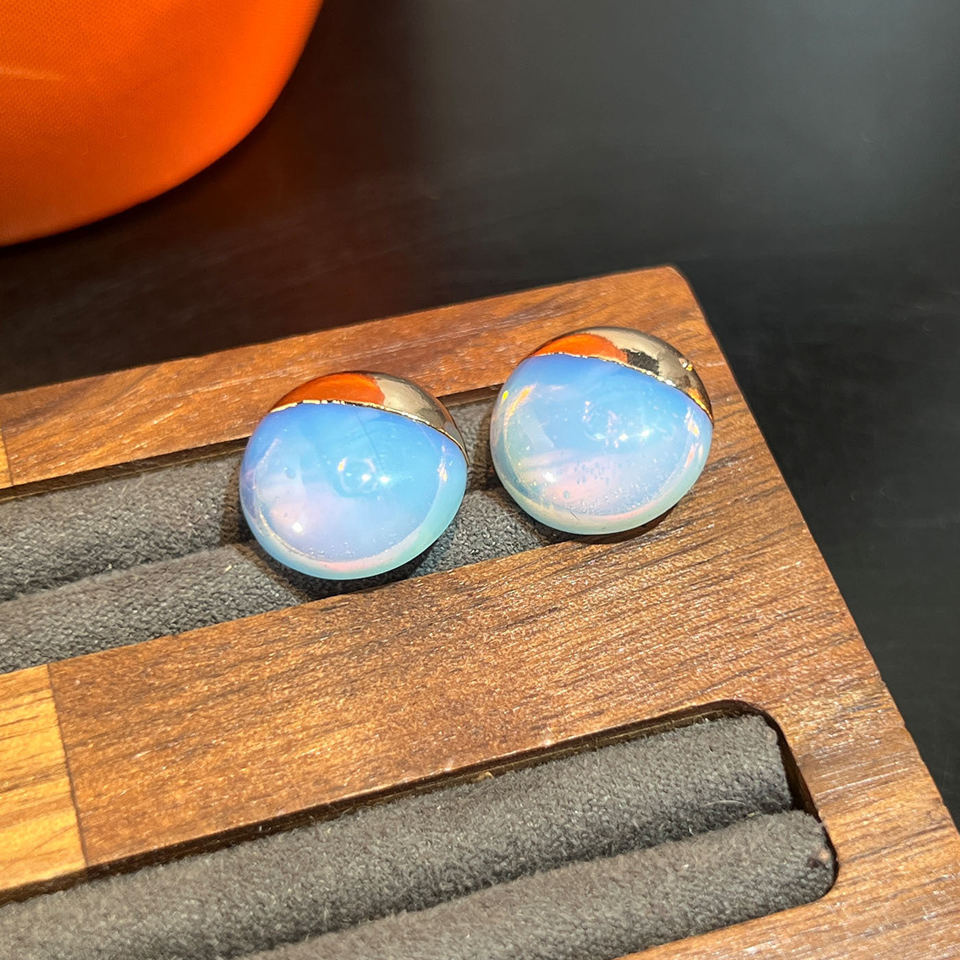 Rough Stone Opal Amethyst French Simplicity Rings