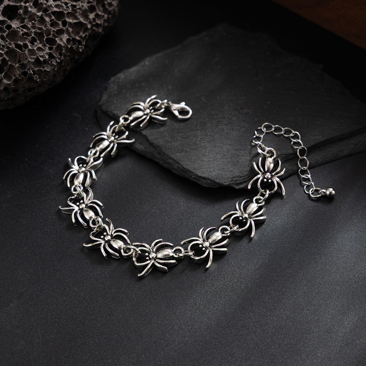 Men's Gothic Style Spider Trendy Hip Hop Niche High Sense Bracelets