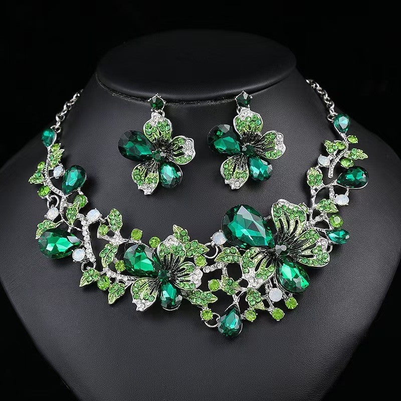 Unique Classic Stylish Cool Diamond Alloy Jewelry Set