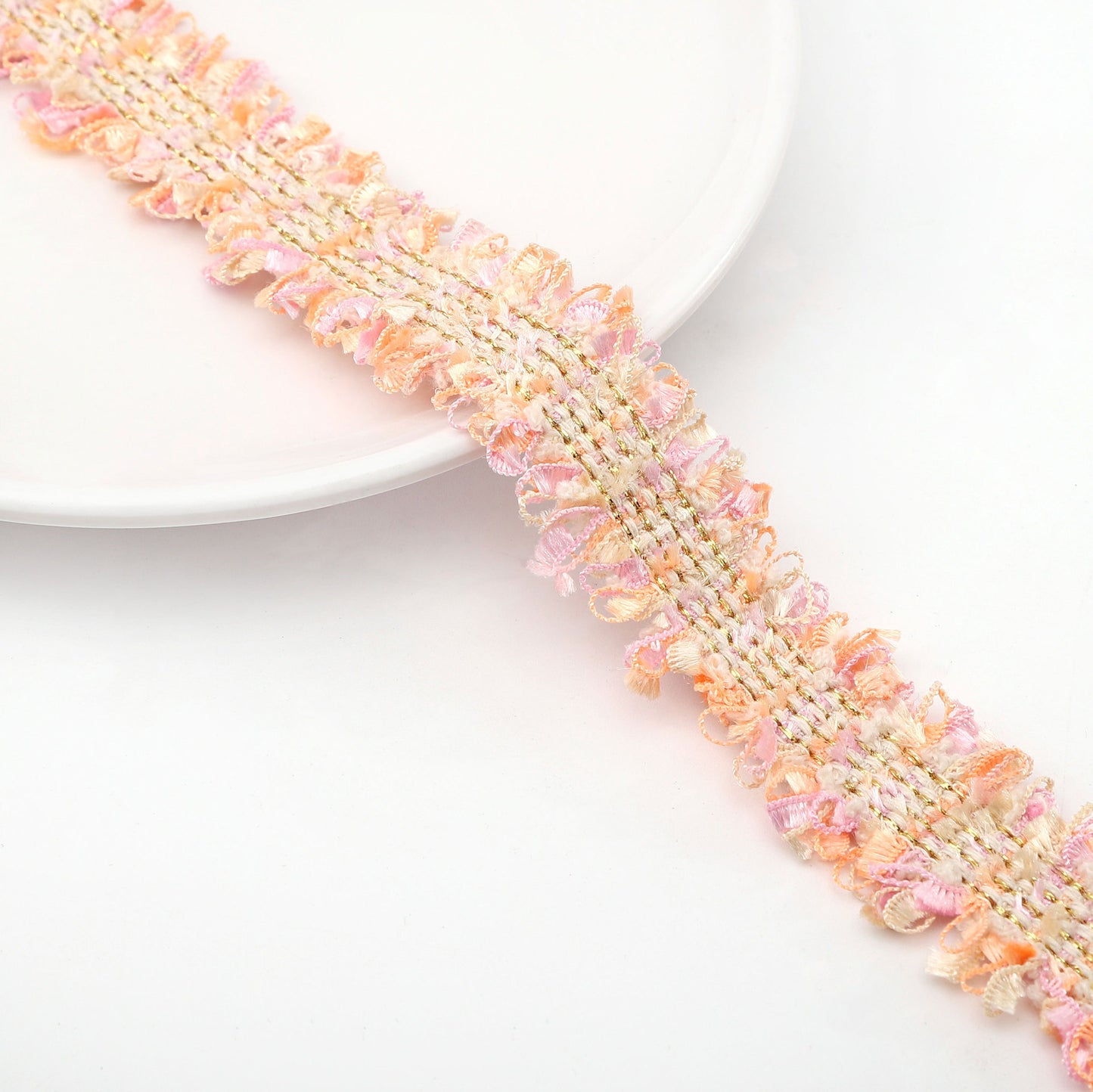 Classic Style Polyester Lace Handmade Suitcase Hat Weaving Rope Jewelry Accessories