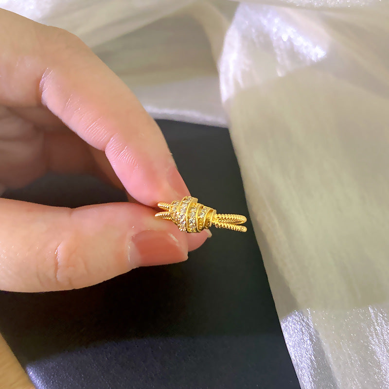 Design Small Waist Female Opening Adjustable Affordable Luxury Ring