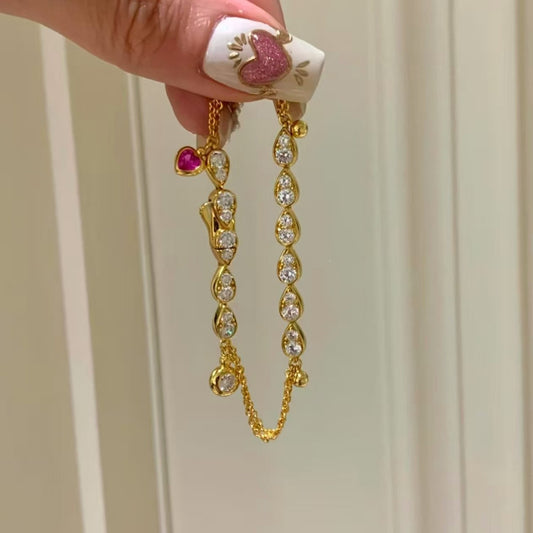Water Drop Bubble Heart Advanced Light Bracelets