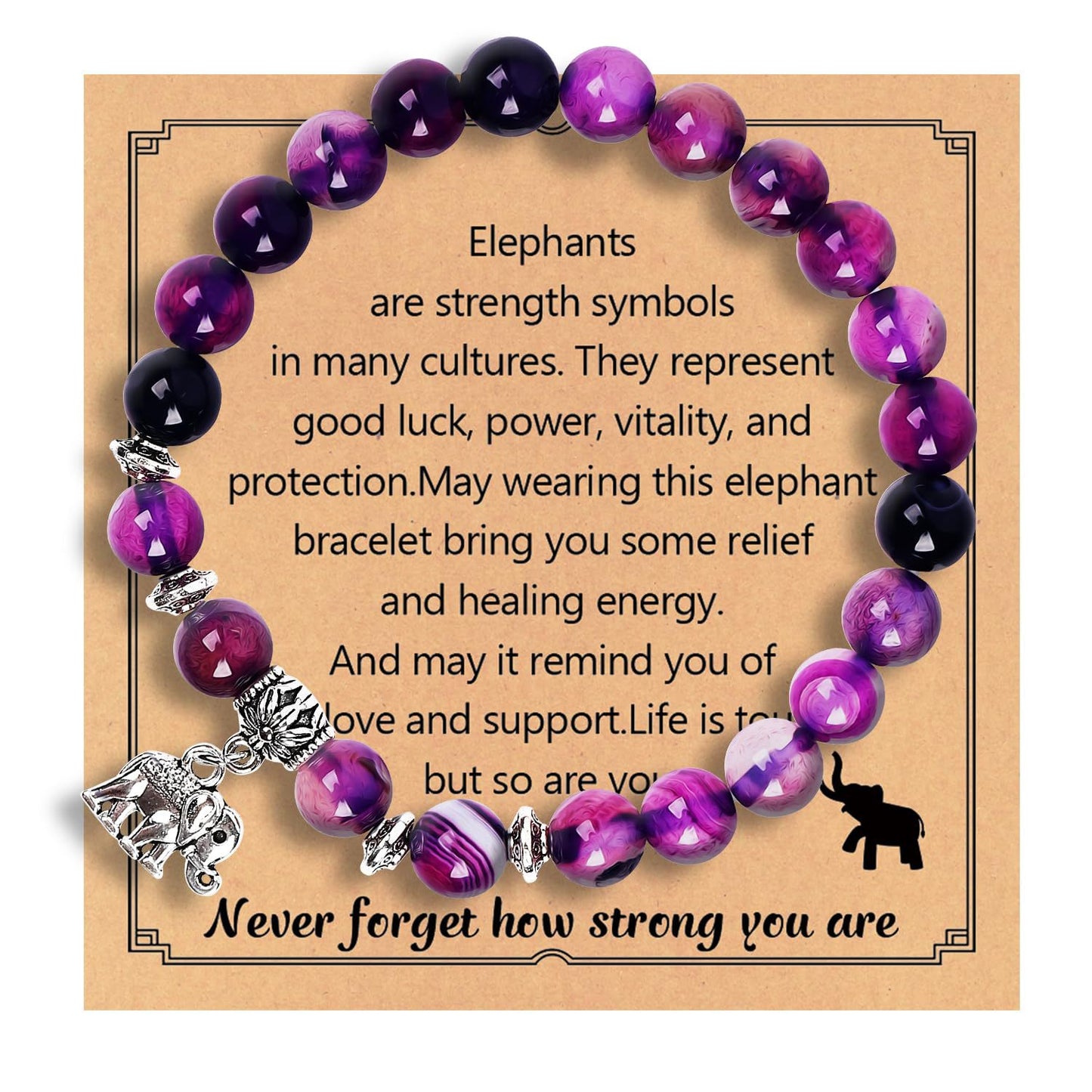 Women's & Men's Pink Zebra Beads Holiday Gift Friendship Bracelets