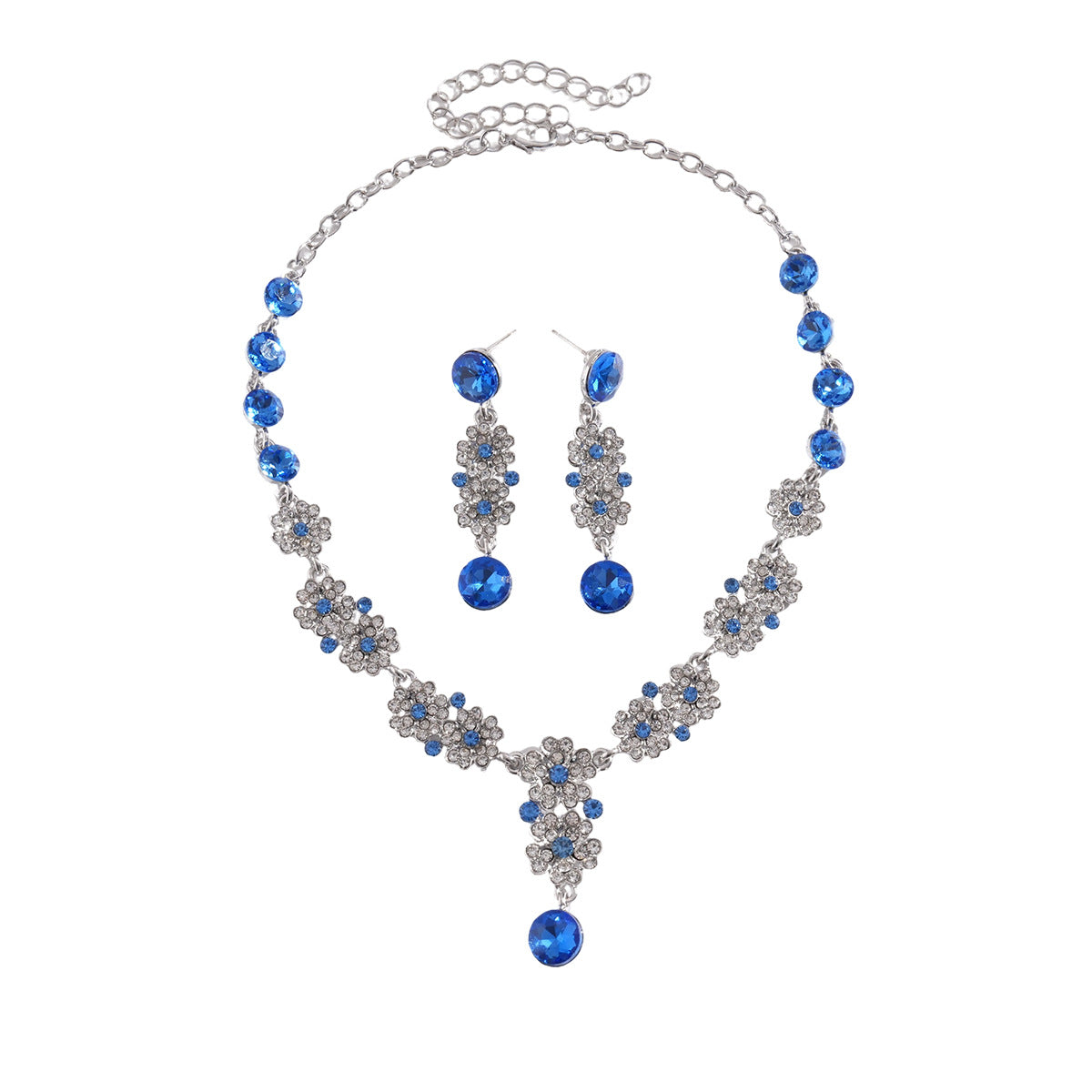 Women's Flower Round Vintage Court Style Light Luxury Clavicle Chain Fashion Necklace