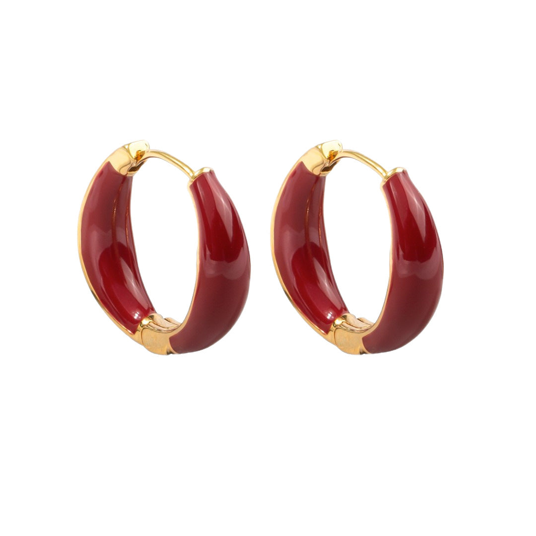 Dripping Irregular Clip Simple Niche Design Personalized Rings
