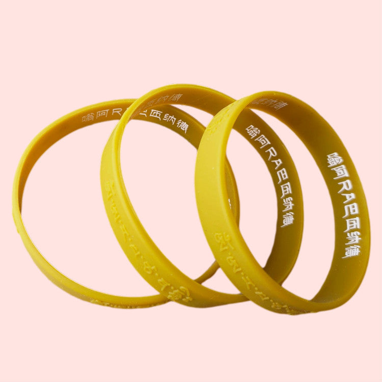 Mantra Luminous Silicone Wristband Source Large Bracelets