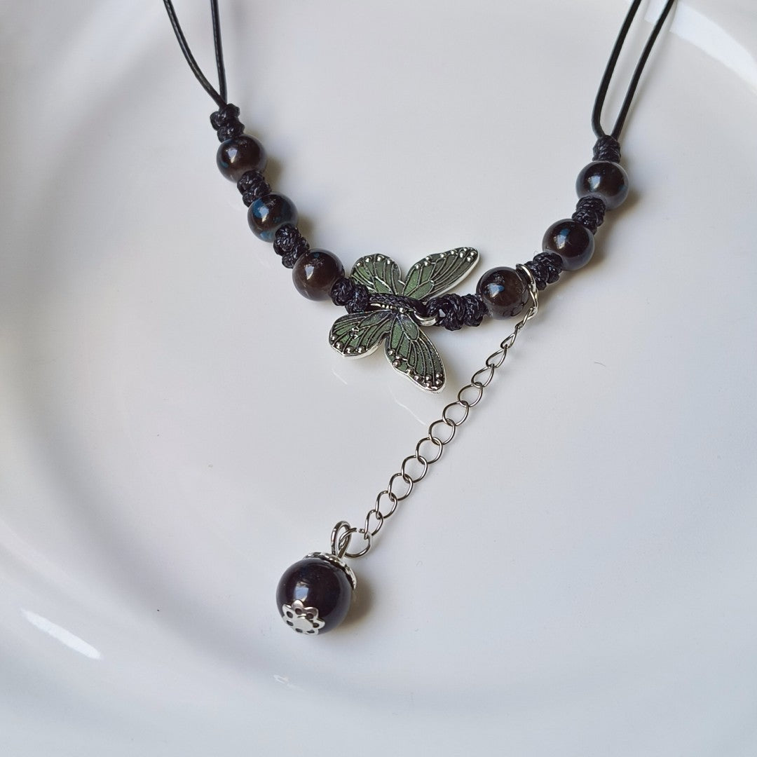 Women's Vintage Ethnic Style Tassel Flower Basket For Niche Design National Necklace