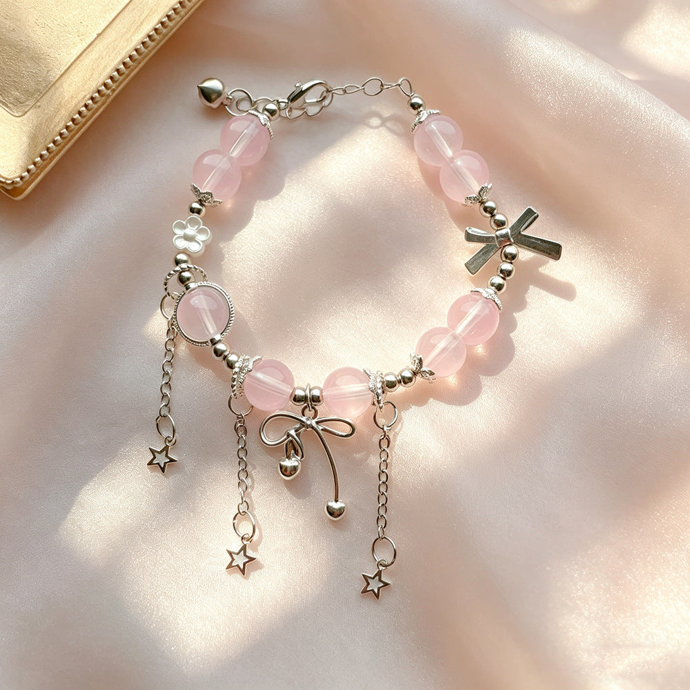 Women's Sweet Crystal Beaded Design Super Fairy Bracelets
