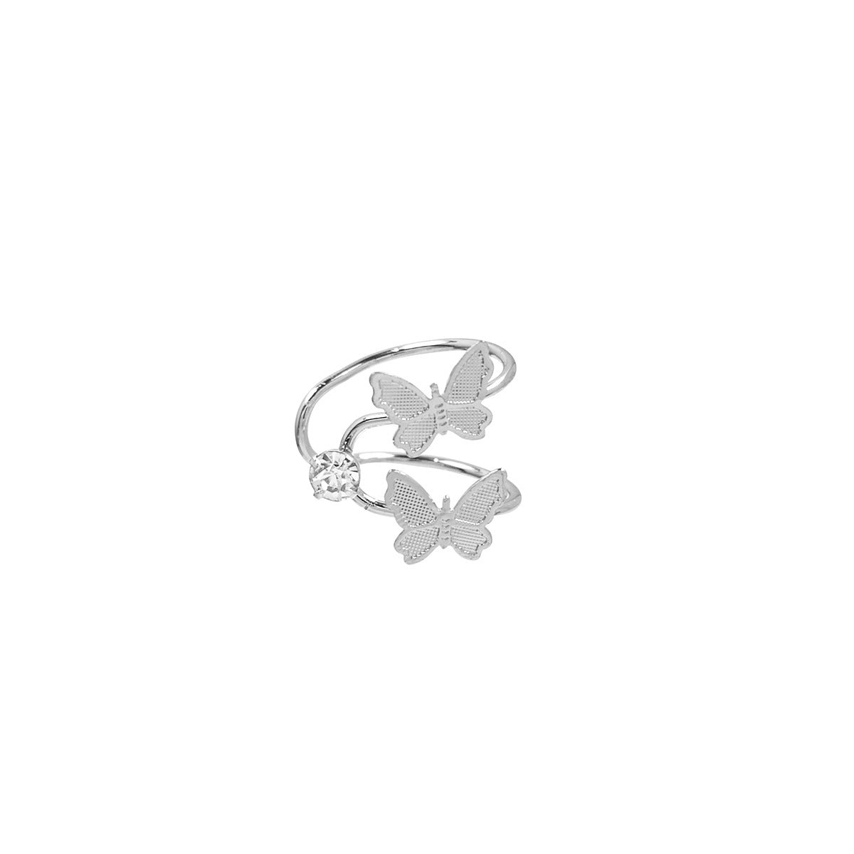 Women's Style Simple Small Butterfly Ear Clip High Sense Personalized Cold Earrings