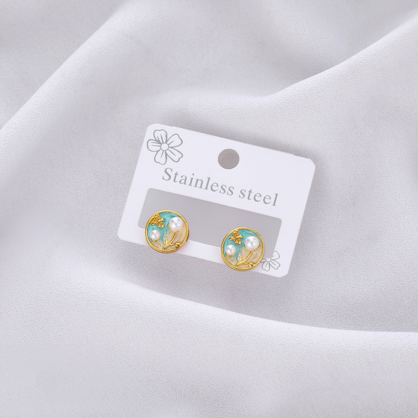 Style Pearl Affordable Luxury Fashion Simple Fresh Holiday Stud Earrings