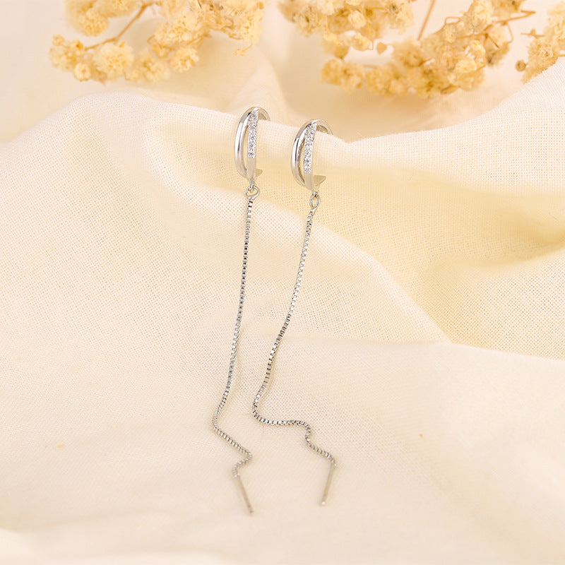 Sier Tassel Elegant Threads Tide Frosty Ear Line