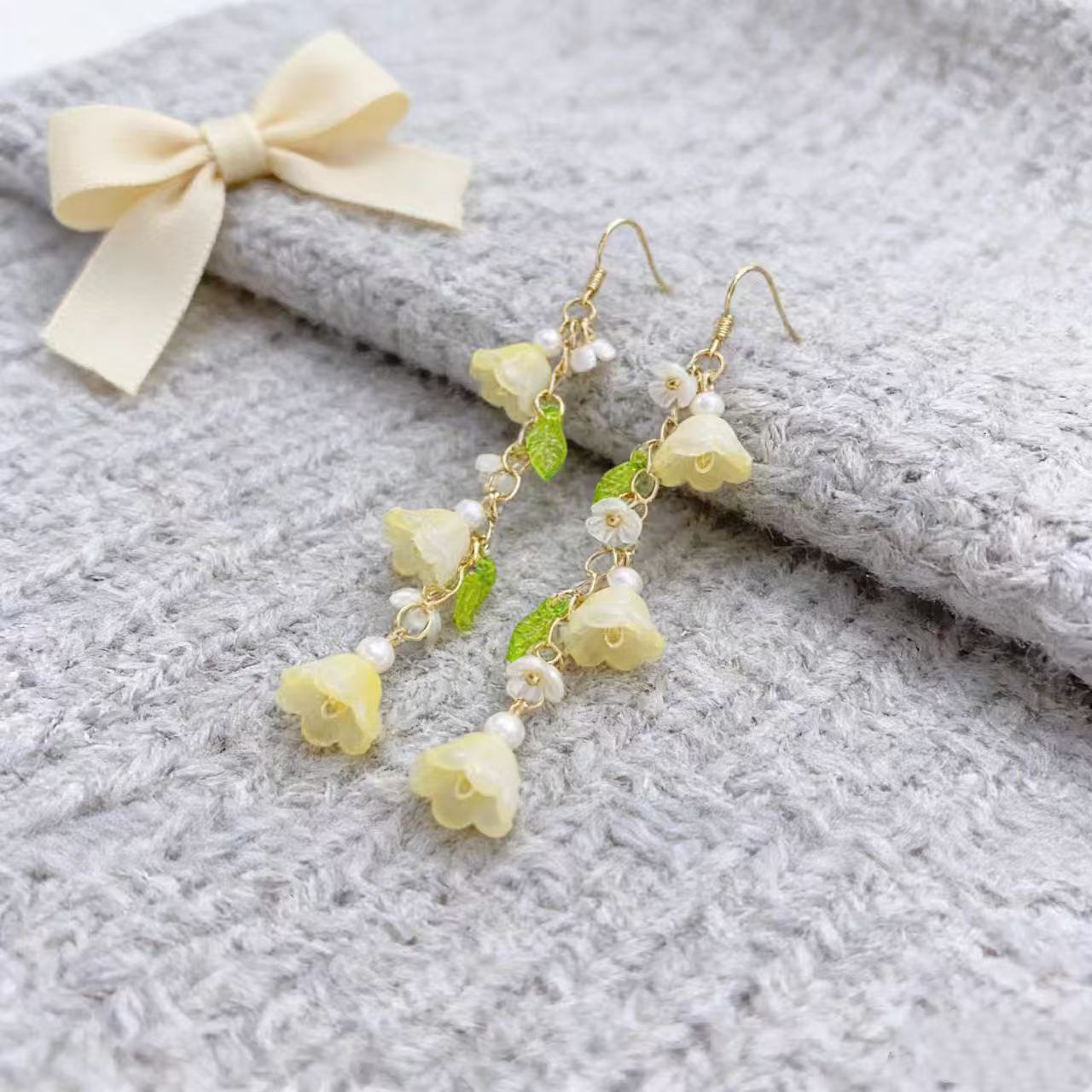 Women's Light Luxury High-grade Long Pearl Tassel Spring Earrings