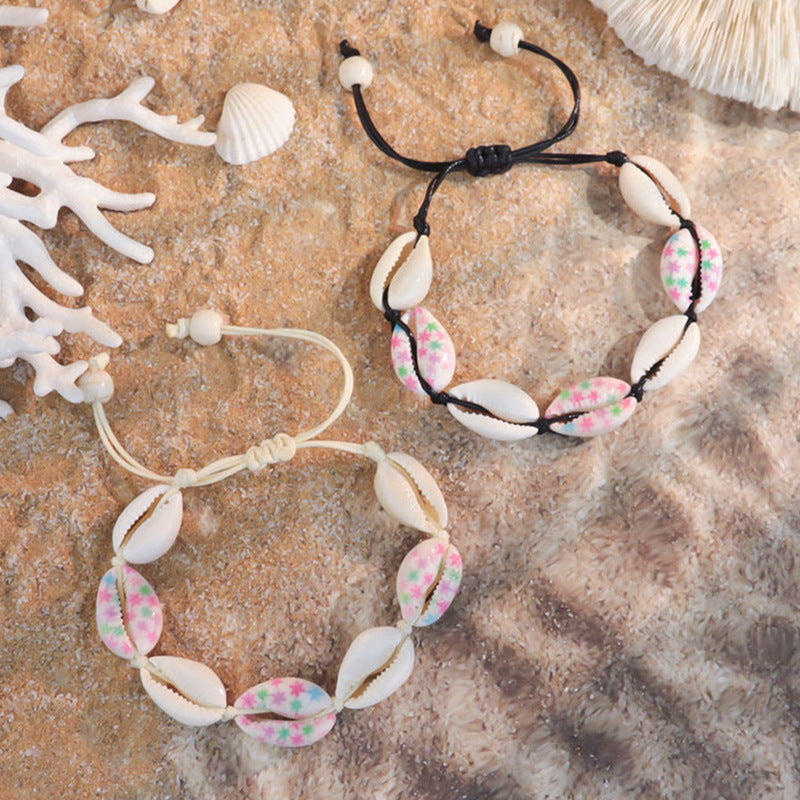 Holiday Ocean Style Cartoon Shell Design Starfish Necklaces