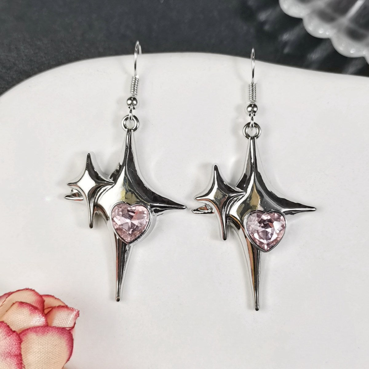 Sweet Cool Millennium Hot Wind Lava Love Earrings