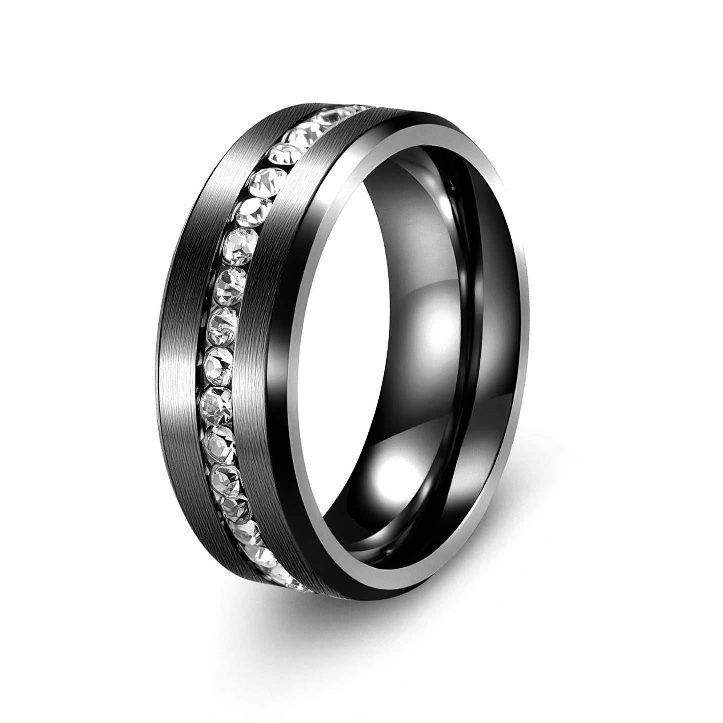 Affordable Luxury Fashion Couple Dating Stainless Ring