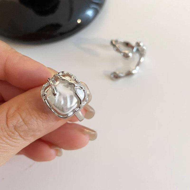 Female Index Finger Niche Design Personalized Exaggerated Retro Rings